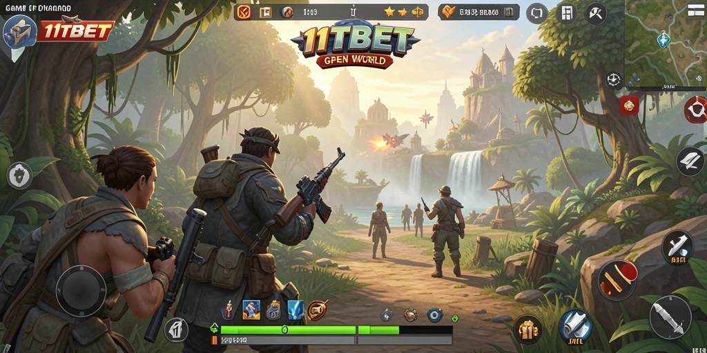 Tampilan gameplay Open World yang menakjubkan di 11TBET.