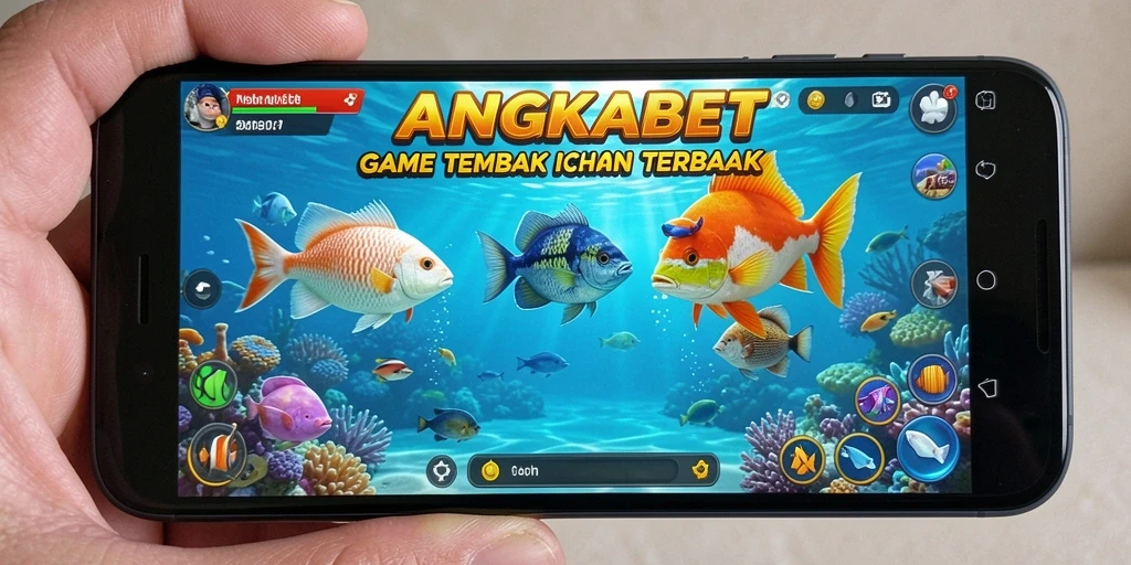 Tampilan menakjubkan dari gameplay Tembak Ikan ANGKABET.