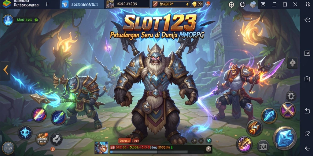Gameplay menarik di SLOT123 dengan aksi petualangan MMORPG.